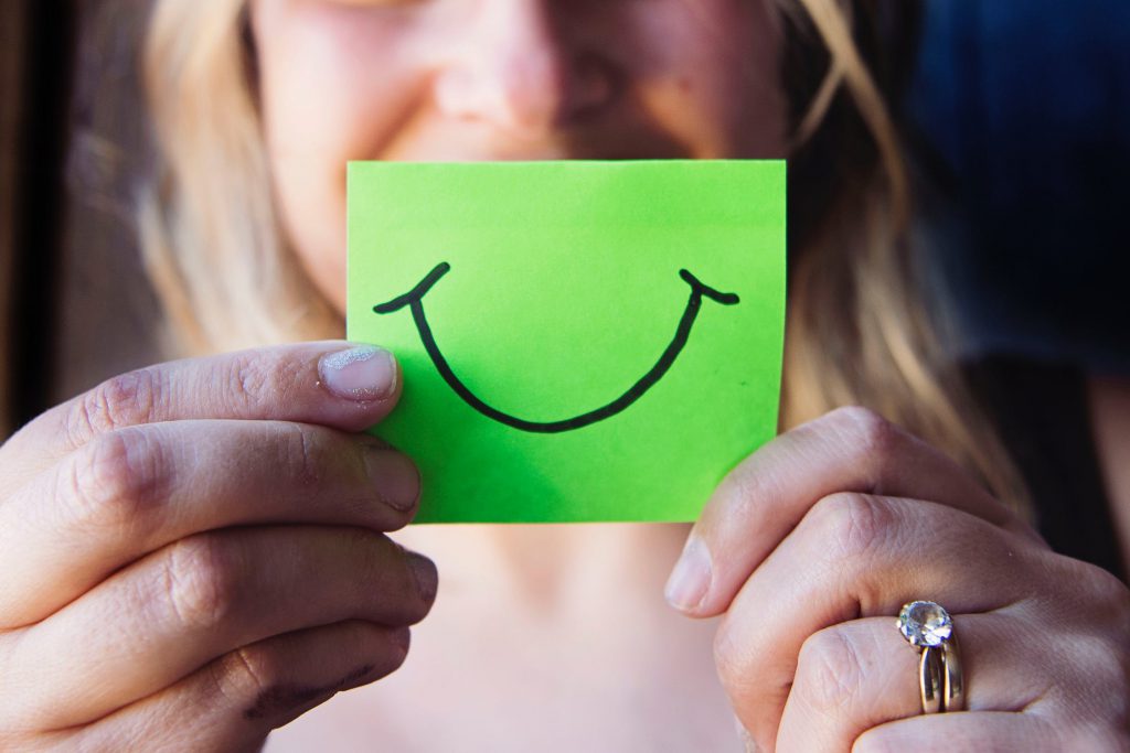 smile and happy