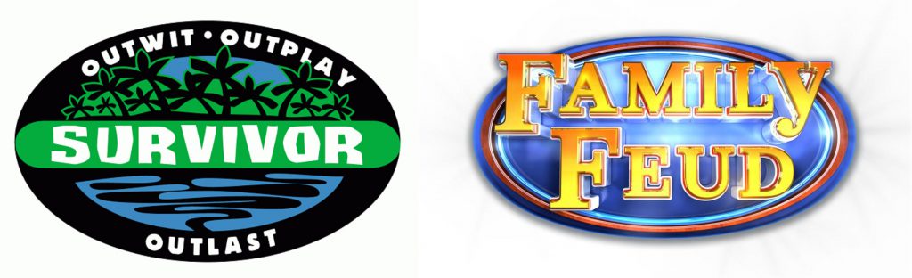 survivor and family feud logos for life insurance