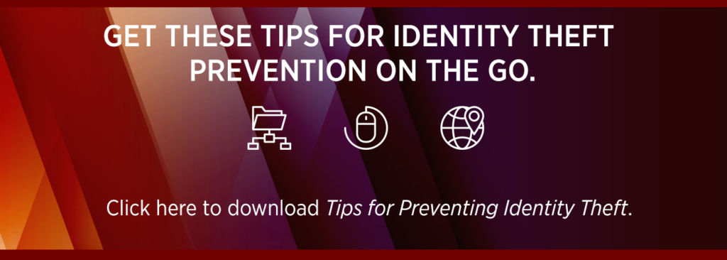 how to prevent identity theft cta button