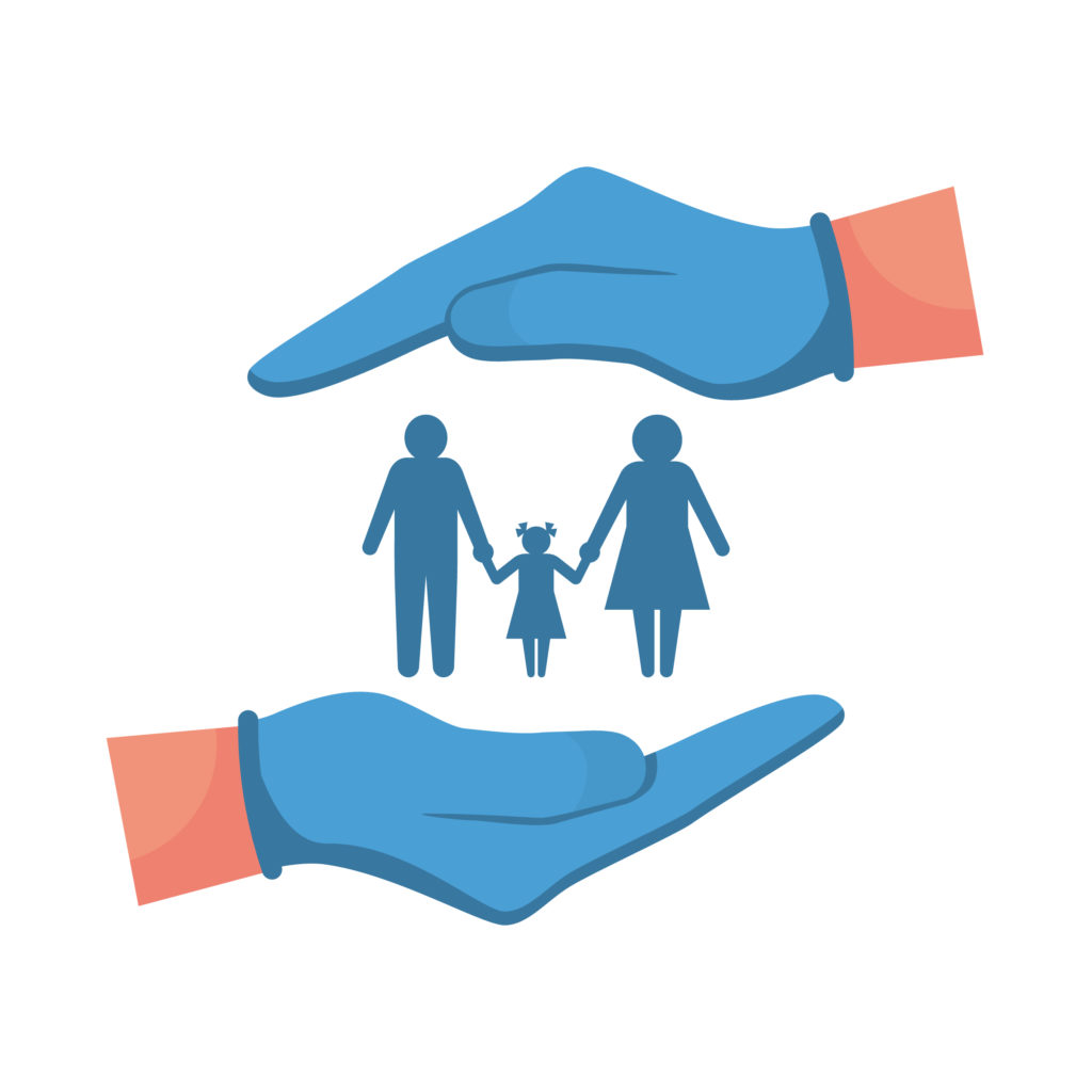 hands cupping a family life insurance gul vs iul blog post