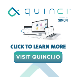 quinci powered by simon blog call to action to learn more by visiting quinci.io