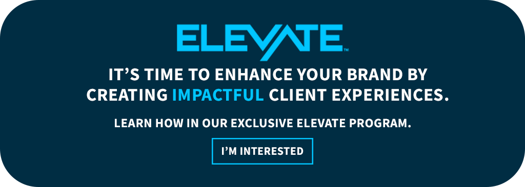 call to action to express interest in Elevate advisor marketing program